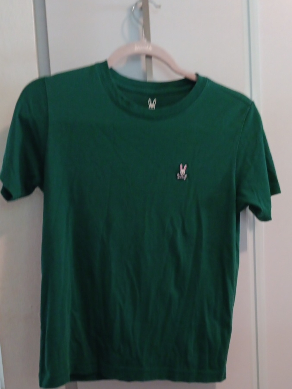 Psycho Bunny Emerald Green Short-Sleeve Tee with Bunny Patch